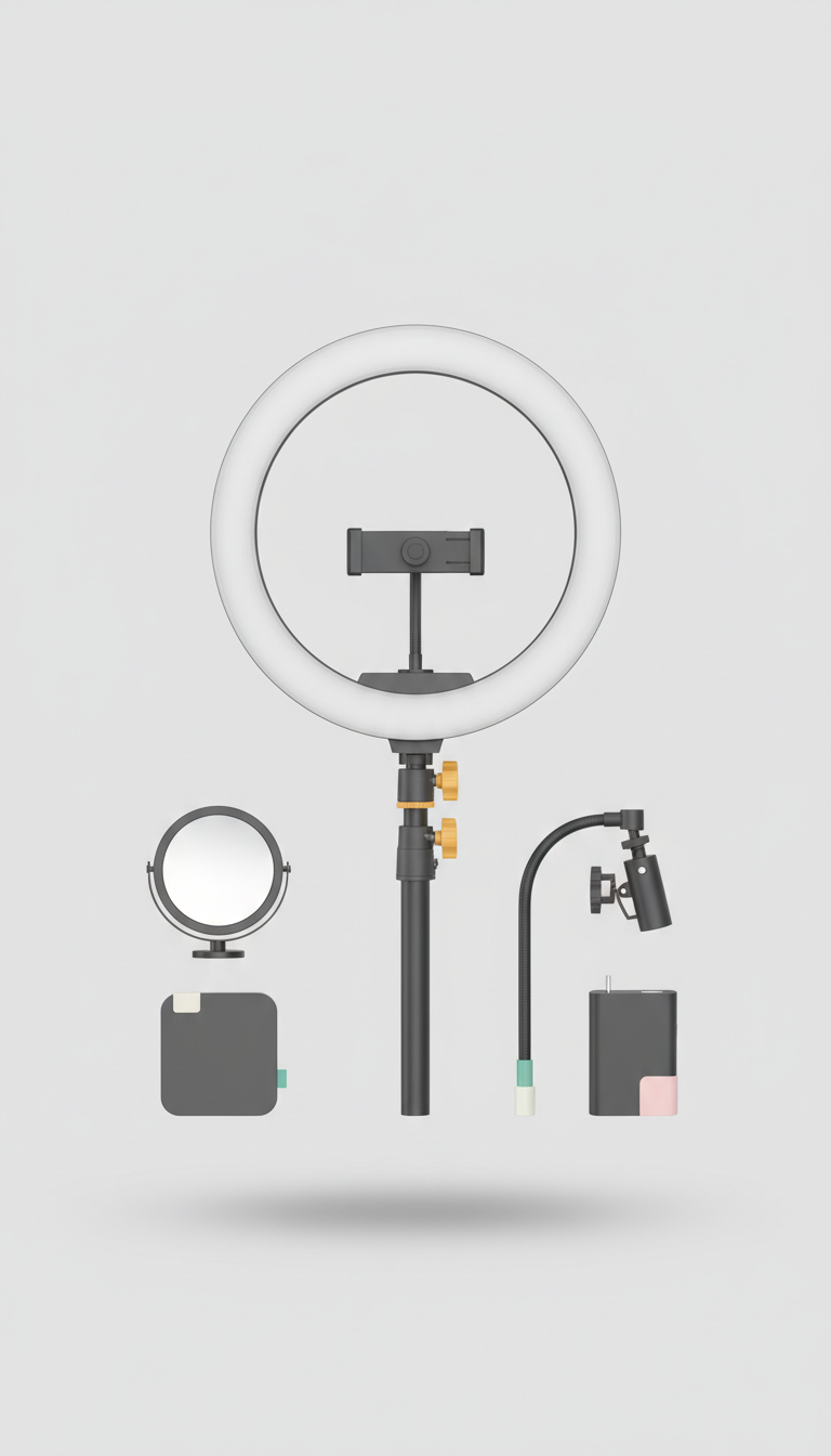 Ring Light with Adjustable Color