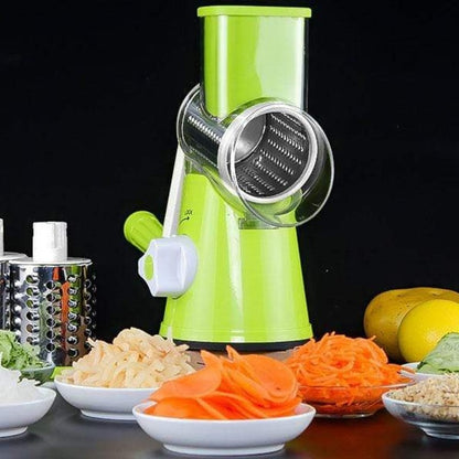 Tabletop Drum Grater | Fast Vegetable Slicer & Shredder