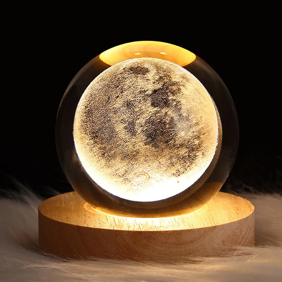 3D Magnetic Levitating Moon Lamp