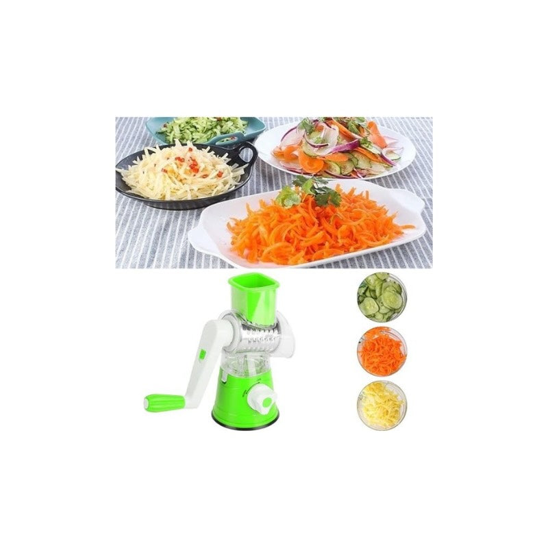 Tabletop Drum Grater | Fast Vegetable Slicer & Shredder