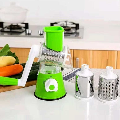 Tabletop Drum Grater | Fast Vegetable Slicer & Shredder