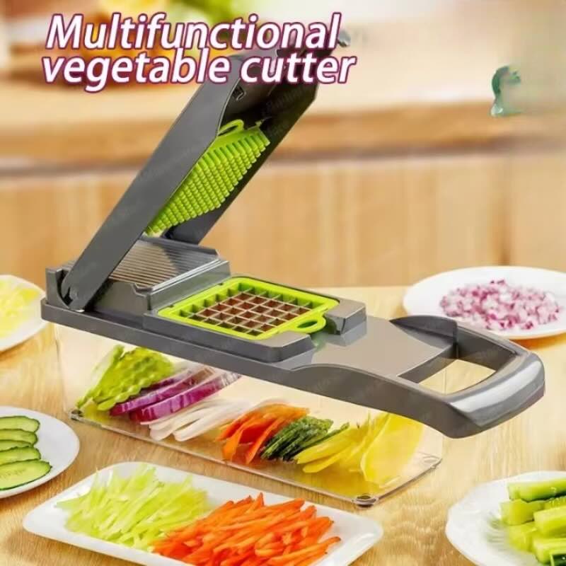 16-in-1 Mandoline Slicer | All-in-One Vegetable Cutter & Grater