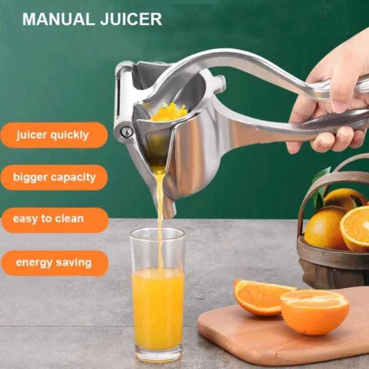 Metal Hand Strong  Juicer – Small Size Manual Citrus Press for Daily Use