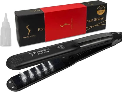 Professional Steam Styler – 450°F Steam Hair Straightener