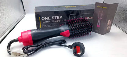 The One Step Hot Air Brush 3 in 1 hair !