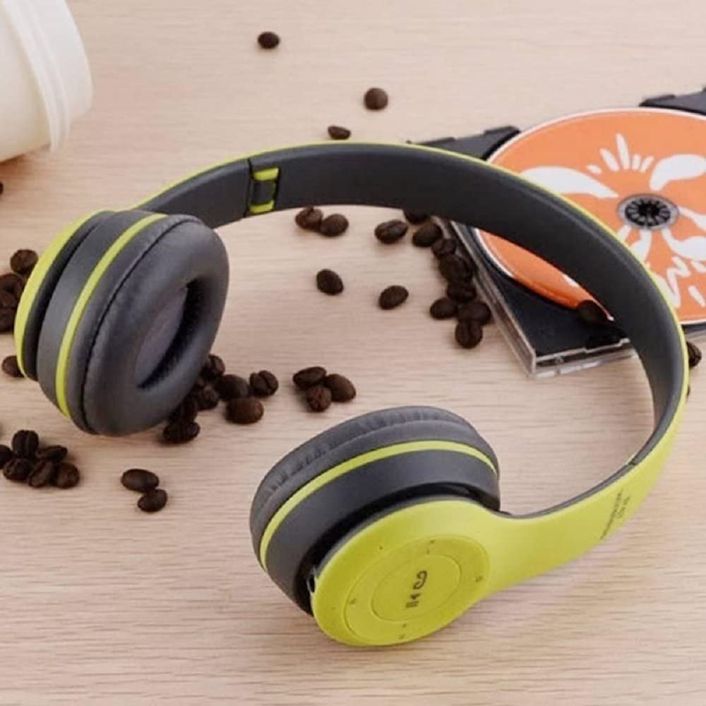 P47 Wireless Bluetooth Headset – Foldable Stereo Headphones with Deep Bass, Hands-Free Calling & Long Battery Life | Compatible with Android & iPhone