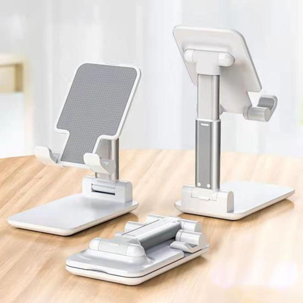 Premium Adjustable Mobile & Tablet Stand – Flexible, Foldable & Portable Holder | Perfect for Study, Office Work, Video Calls, Live Streaming & Hands-Free Viewing | Compatible with All Mobile Phones and Tablets