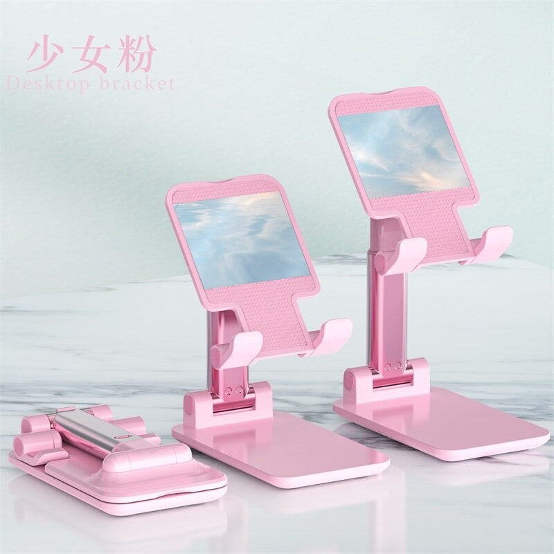 Premium Adjustable Mobile & Tablet Stand – Flexible, Foldable & Portable Holder | Perfect for Study, Office Work, Video Calls, Live Streaming & Hands-Free Viewing | Compatible with All Mobile Phones and Tablets