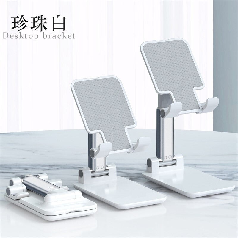 Premium Adjustable Mobile & Tablet Stand – Flexible, Foldable & Portable Holder | Perfect for Study, Office Work, Video Calls, Live Streaming & Hands-Free Viewing | Compatible with All Mobile Phones and Tablets