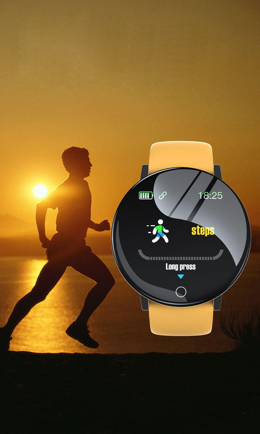 B41 Smart Fitness Watch – Step Counter, Activity Tracker, Smart Notifications & Health Monitoring | Compatible with Android & iOS | Unisex Design
