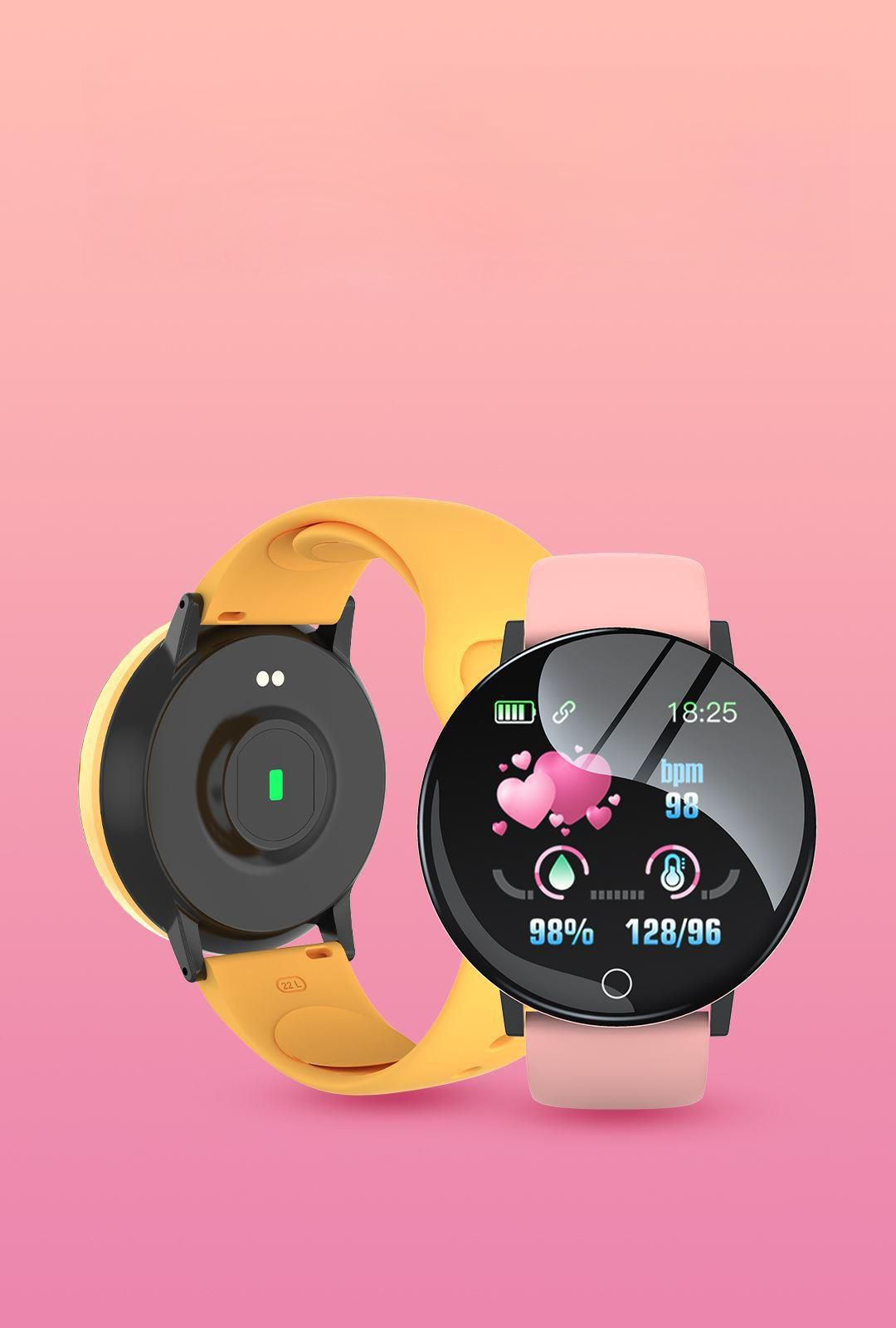 B41 Smart Fitness Watch – Step Counter, Activity Tracker, Smart Notifications & Health Monitoring | Compatible with Android & iOS | Unisex Design
