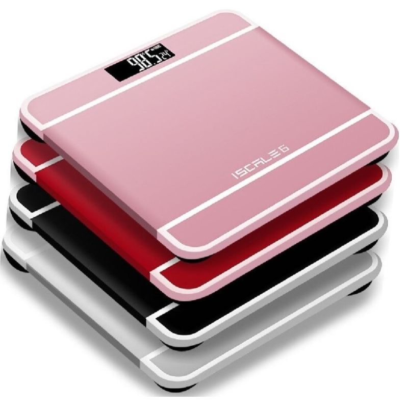 iScale Digital LED Bathroom Weighing Scale | Tempered Glass & Accurate Weight Monitor