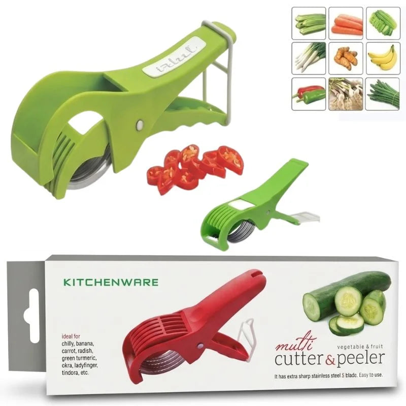 5-Blade Vegetable & Fruit Chopper | Multipurpose Kitchen Cutter