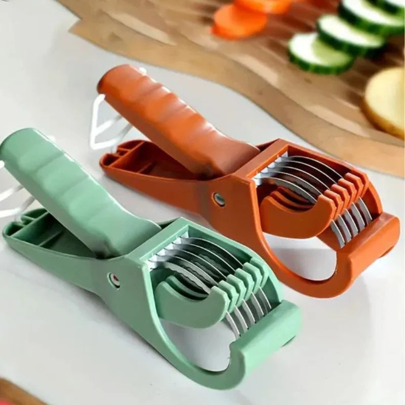 5-Blade Vegetable & Fruit Chopper | Multipurpose Kitchen Cutter